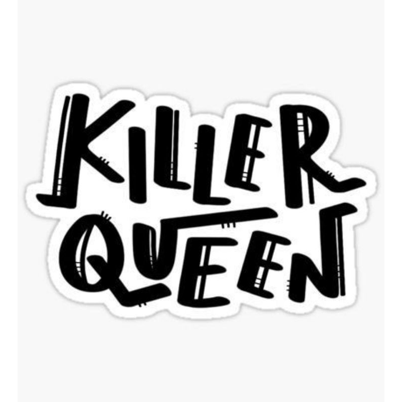 

STIKER GRAFTAC - SERIES KILLER QUEEN - STIKER AESTHETIC LAPTOP, AKSESORIS HP, HIASAN TUMBLER