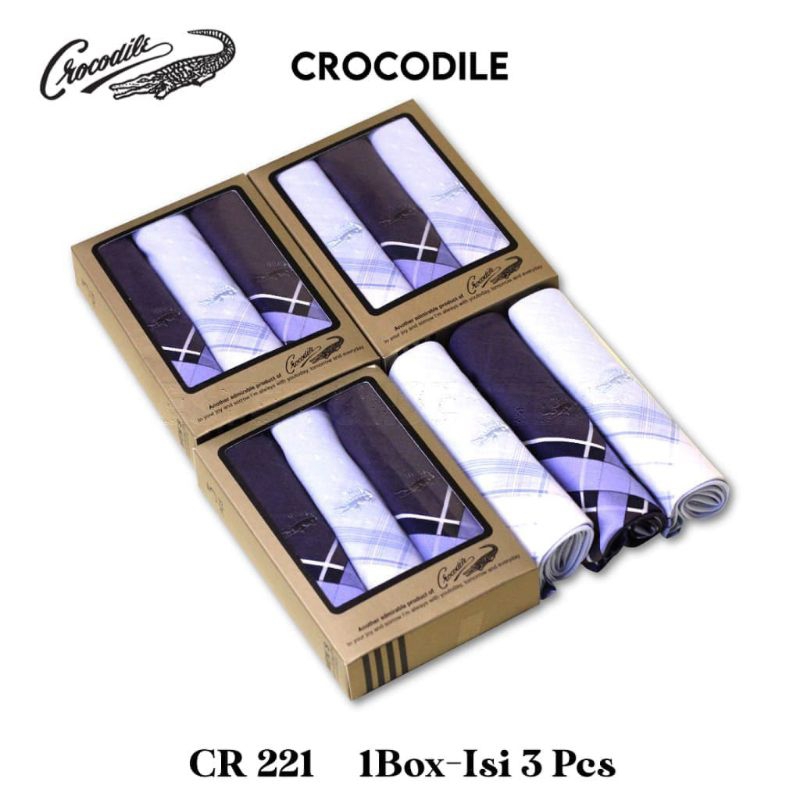 RB Sapu Tangan Pria Crocodile