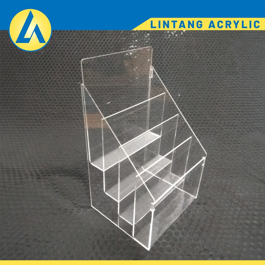 

Akrilik Tempat Brosur Susun A5