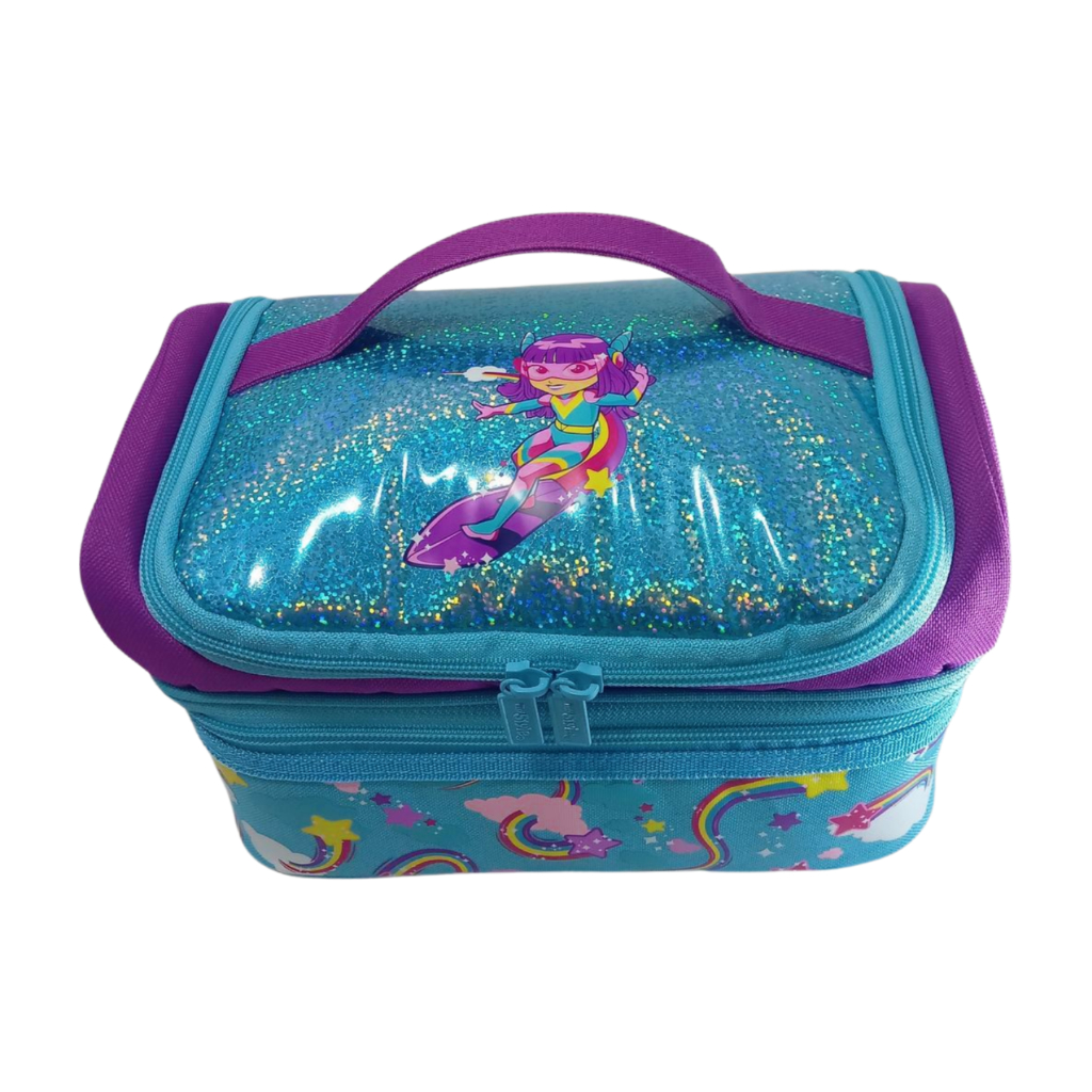 My Style TM 2366 Cosmic Girl Double Decker Lunch Bag (Metal Finish Material) - Tas Bekal Tempat Maka