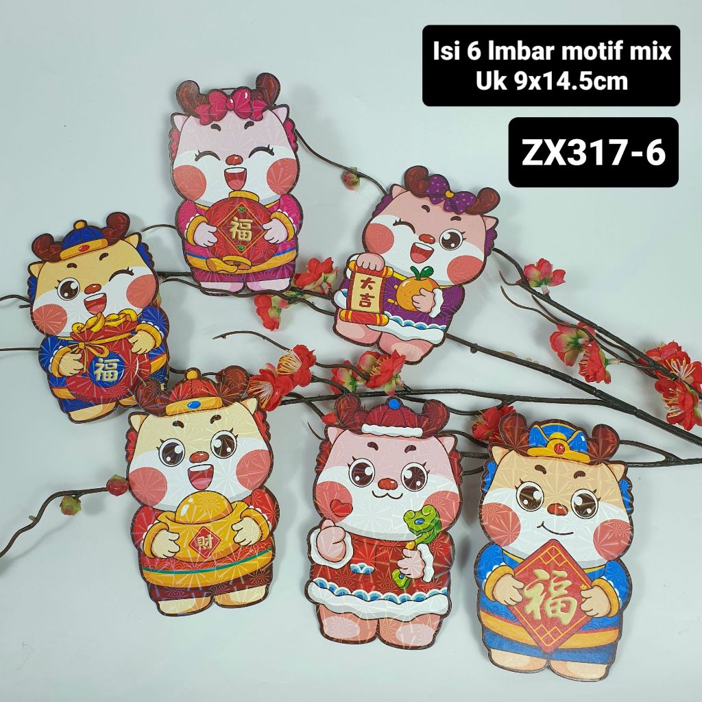 

ANGPAO IMLEK PREMIUM PENDEK SHIO NAGA 2024 TAHUN BARU MURAH MERIAH FREE ONGKIR READY STOCK EDISI GENTONG