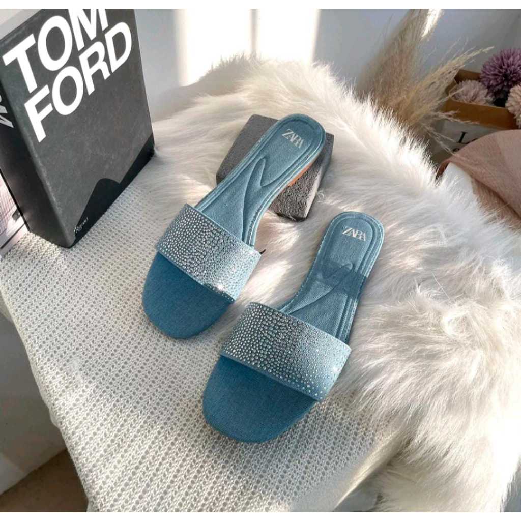 SANDAL WANITA ZARA 4180 FLAT PREMIUM