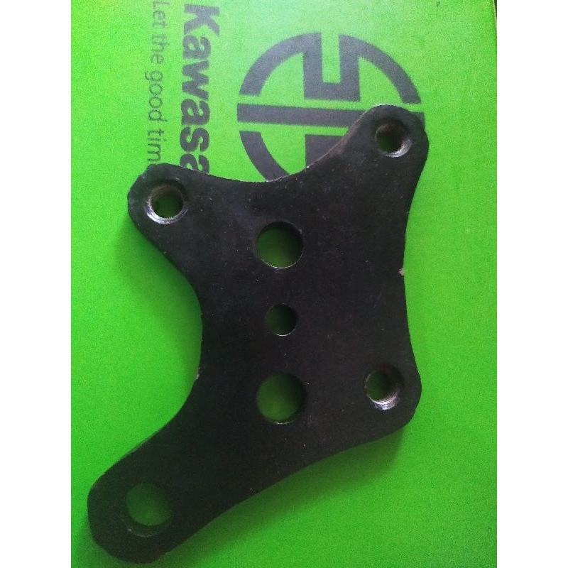 bracket disc lebar 320mm depan ninja 150rr/ breket piringan cakram lebar 320mm ninja krr/ ninja rr