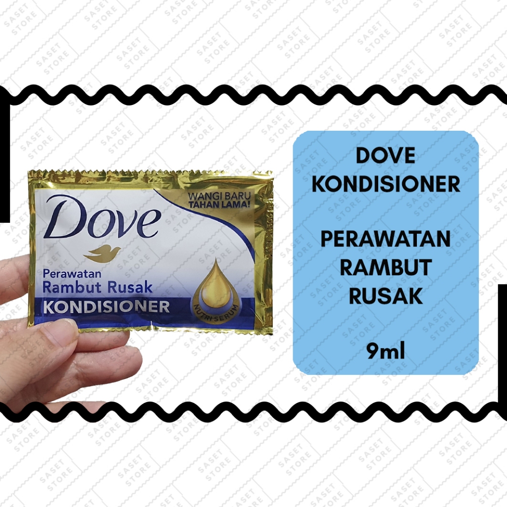 Dove Kondisioner Perawatan Rambut Rusak 9ml Sachet Conditioner