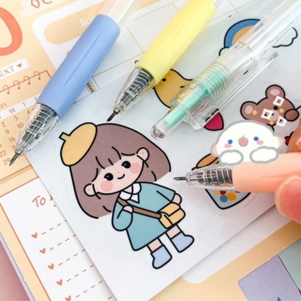 

Cutter Pen - Pisau Seni Ukir Bentuk Pena Cetek - SFO Semarang Official