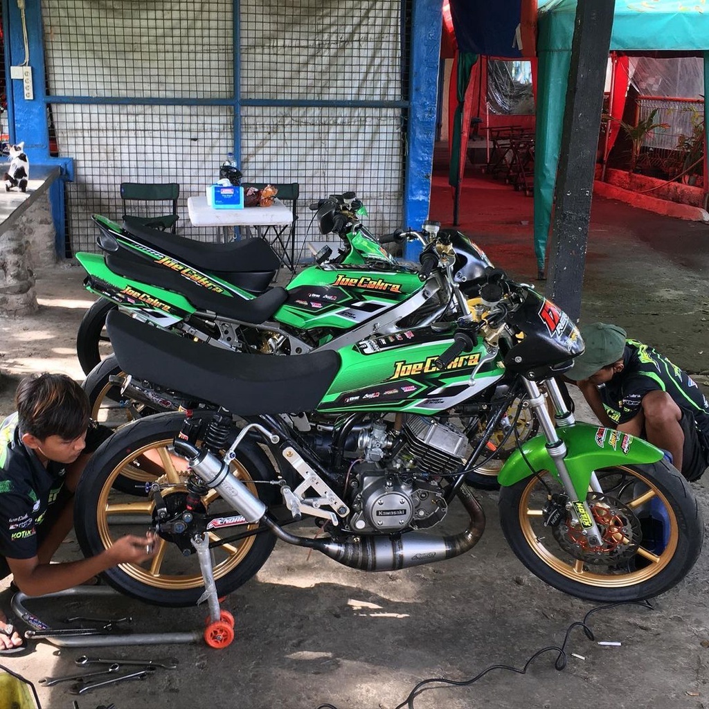 Knalpot ABRT20 Rx King PDK Kompetisi UB Plat Galvanis ORIGINAL PABRIK ABRT20