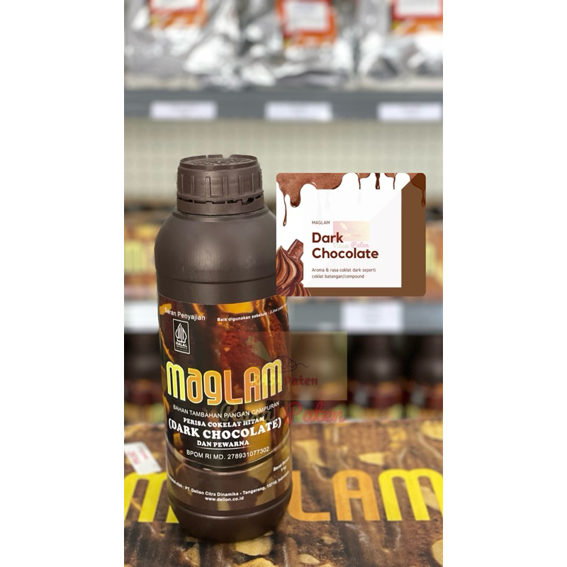 

MAGLAM DARK COKLAT 1 kg DARK CHOCOLATE Halal Perisa dan Pewarna BPOM RI MD