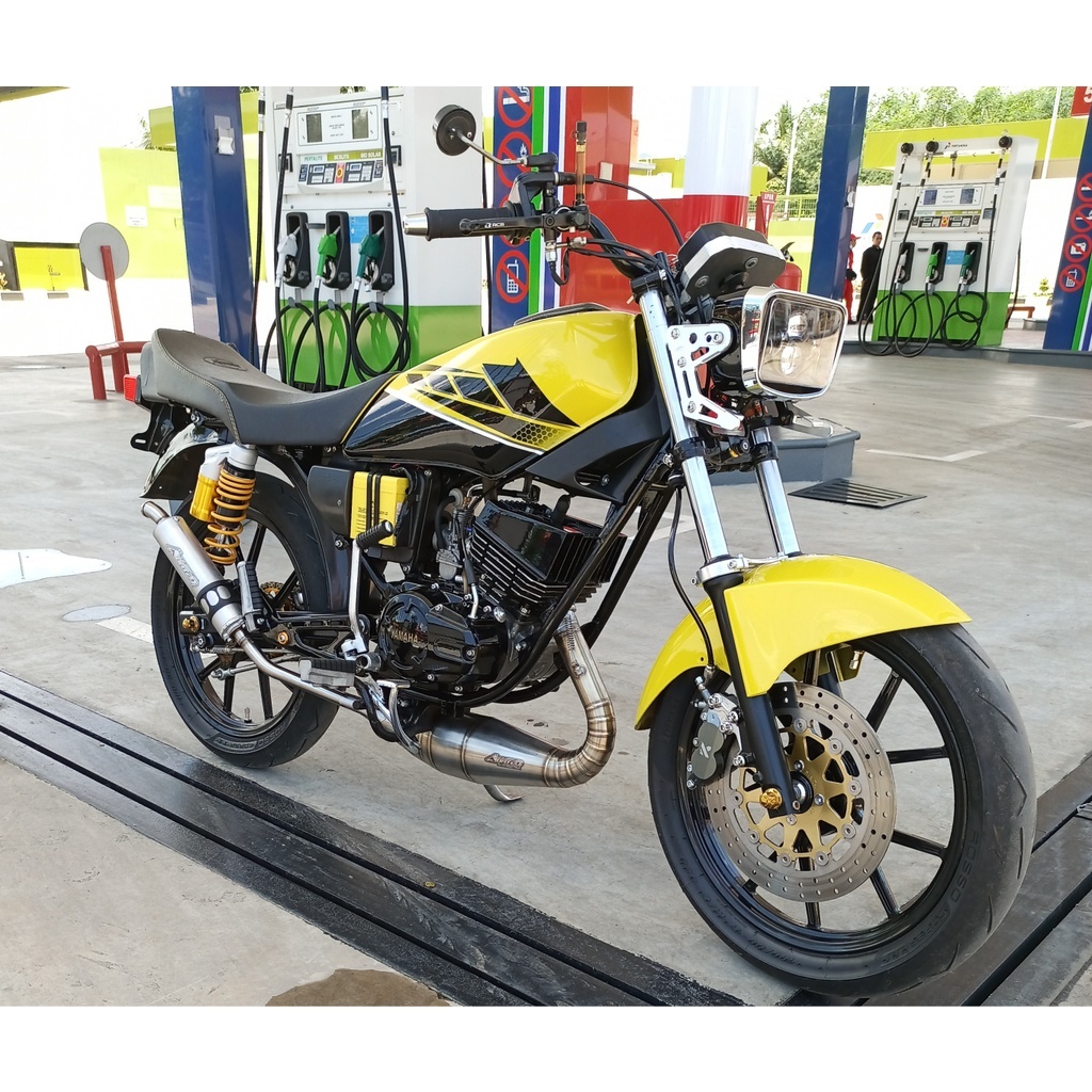 Knalpot ABRT20 Rx King PDK Kompetisi Step Std Stainles ORIGINAL PABRIK ABRT20