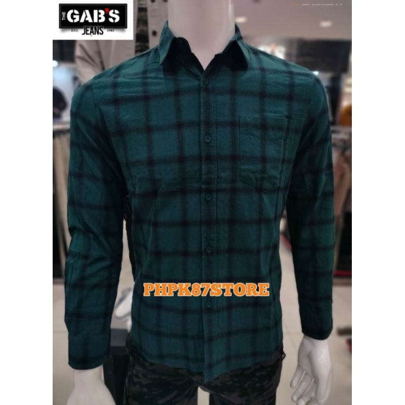 Kemeja panjang pria original merek gabs/Gabrielle