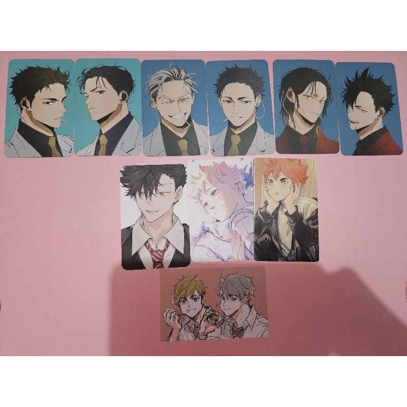 preloved photocard haikyuu (fanart)