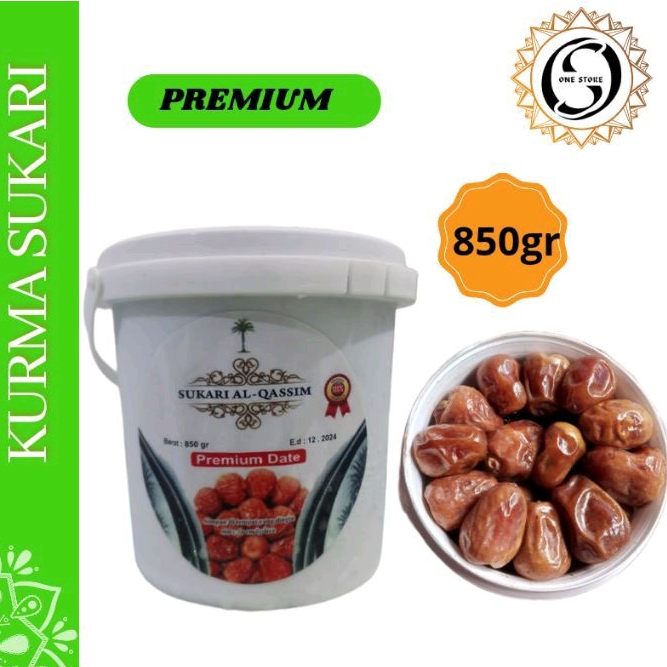 

Kurma Sukari Ember 850gram Original Premium