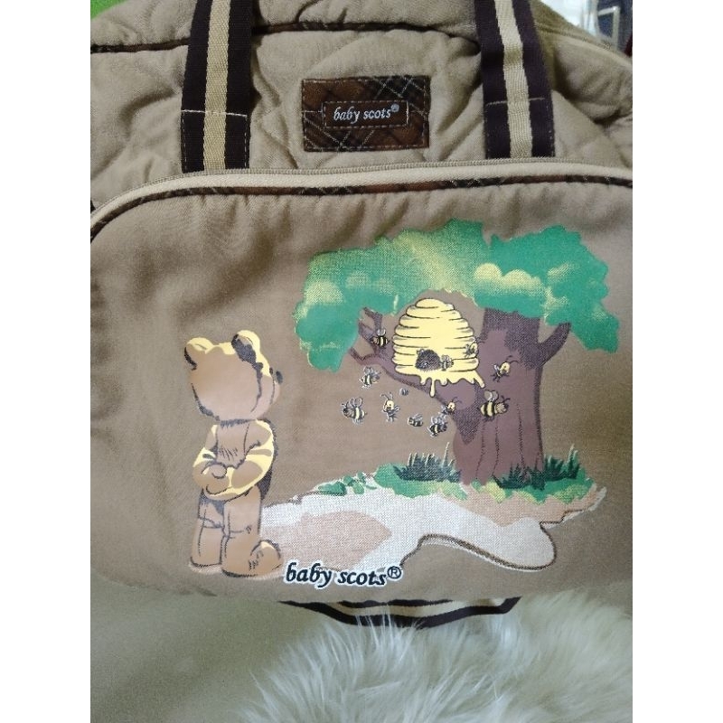 Preloved Tas Bayi Besar Baby Scots