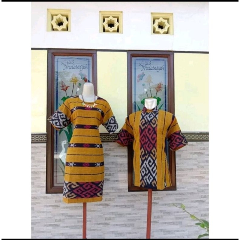 BAJU COUPLE TENUN IKAT MOTIF