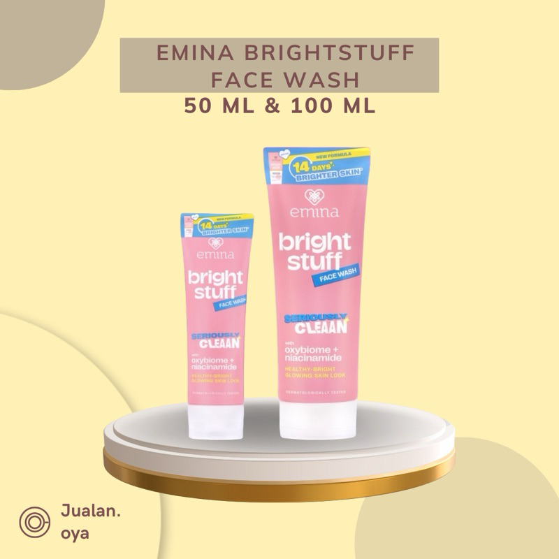 Emina Brightstuff Face Wash - Sabun Muka
