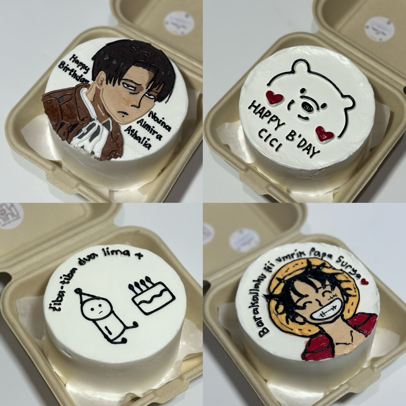 Custom Bento Cake Bogor (bisa H-1) / Korean cake / Lunch box
