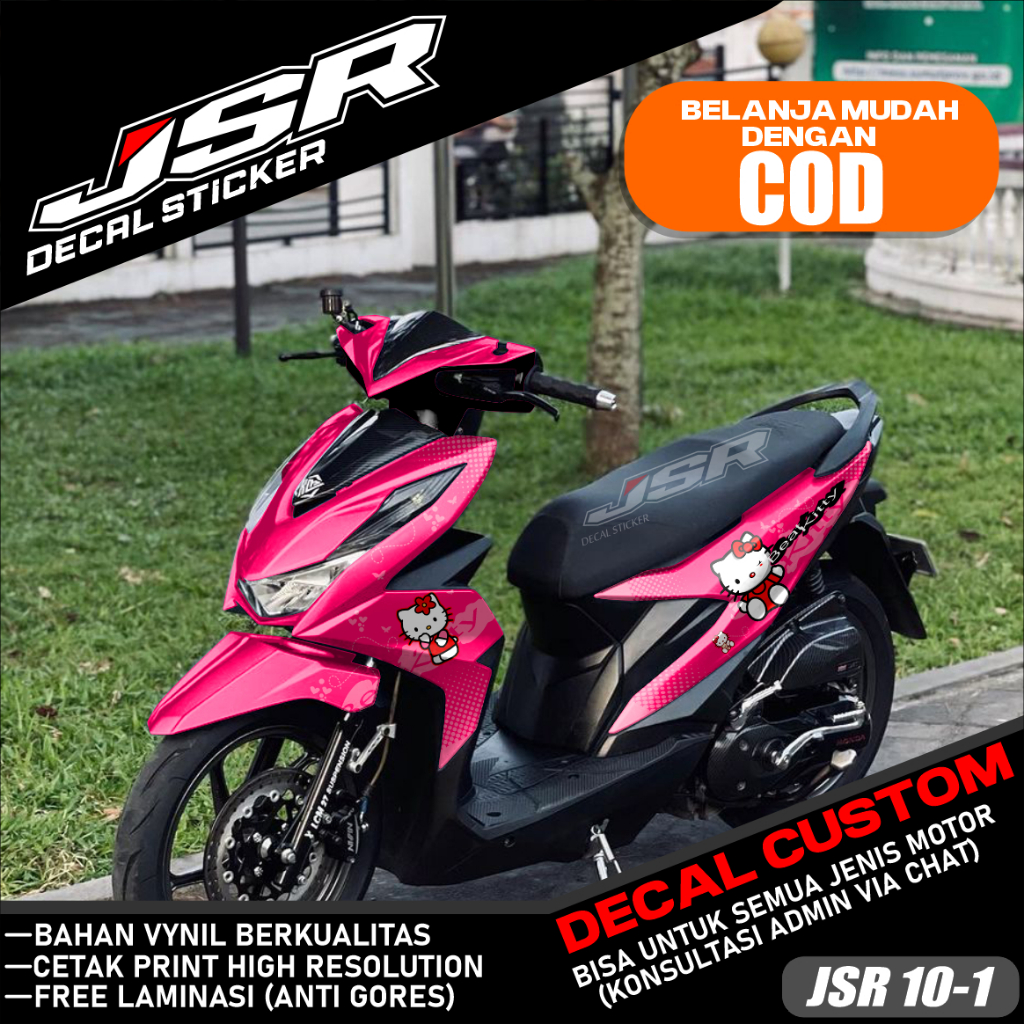 TERBARU DECAL DEKAL STICKER STIKER FULL BODY VARIASI STIKER FULL BODY BEAT DELUXE BEAT DELUXE STREET