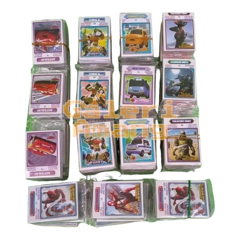 Kartu Kwartet Besar Renceng DG tebal