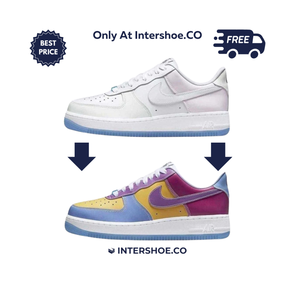 Sneakers Nike Air Force 1 ‘07 Low LX UV Reactive 100% Original BNIB Global Market