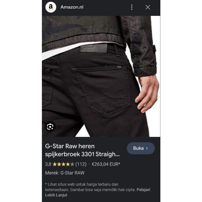 Jeans G Star Raw celana denim