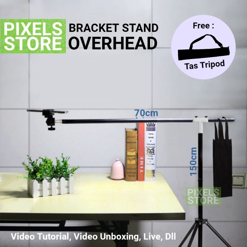 Stand Over Head Bracket Tripod HP Kamera Unboxing Tutorial