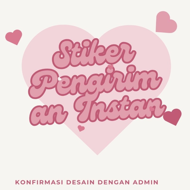 

Pengiriman stiker Instan/bentuk persegi/stiker tasyakuran dll