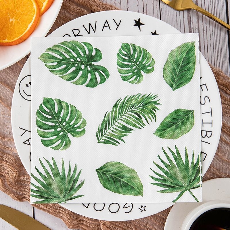 185. Decoupage napkins / Tisu decoupage 33x33cm daun