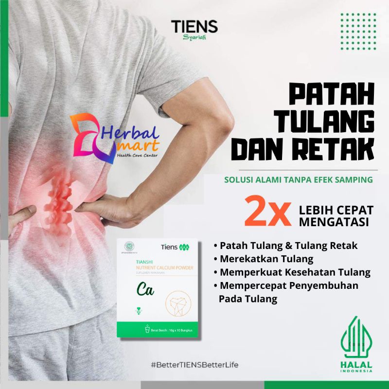 Obat Patah Tulang Dan Tulang Retak | Herbalmart Tiens