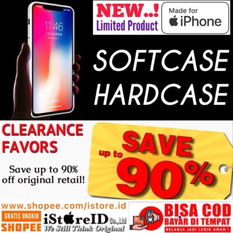 [CUCI GUDANG] CASE IPHONE NEW SAMPLE / DISPLAY ORIGINAL LIMITED EDITION PROMO SALE COD