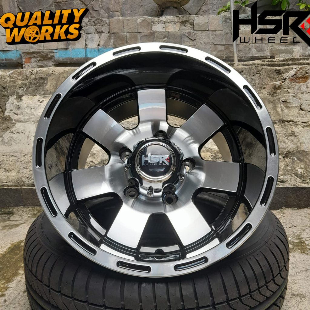 Velg tapak lebar katana ring 15 pelek mobil HSR TWIIST R15 Lebar 10 pcd 5x139 offset -44, Taft, Escu