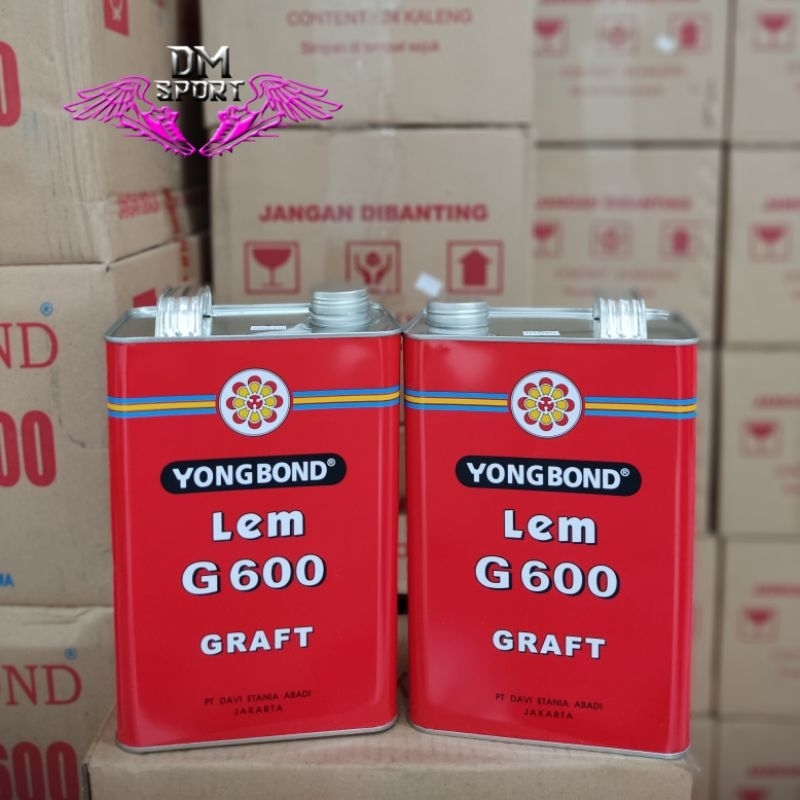 

LEM G-600 MERAH YONG BOND LEM PERKET LEM PUTIH 3kG