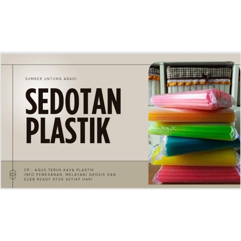 SEDOTAN PLASTIK WARNA HITAM DATAR