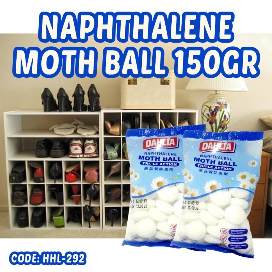 Kamper Pewangi Ruangan Kamar Mandi Dahlia Napthalene Moth Ball
