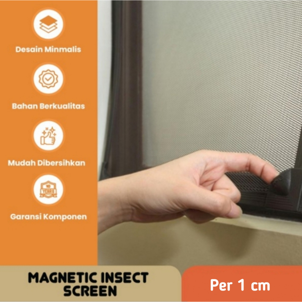 Kasa Nyamuk | Kawat Nyamuk Magnet Jendela Fiberglass Berkualitas