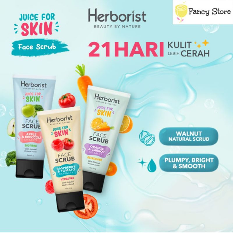Face scrub herborist/ Herborist juice face scrub