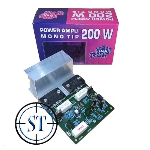 Kit Power Amplifier 200W SANKEN Mono TIP Kualitas Bagus Ampli OCL