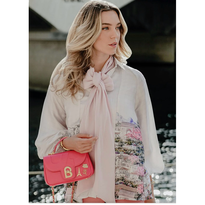 PL Benang Jarum - Emily Puff Shirt of White