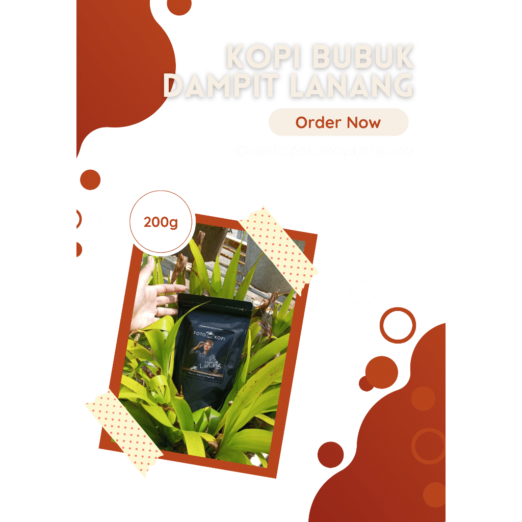 

Kopi Bubuk Dampit Lanang 200g