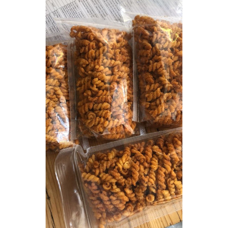 

makaroni spiral viral bantet murah gurih enak renyah 250 gram