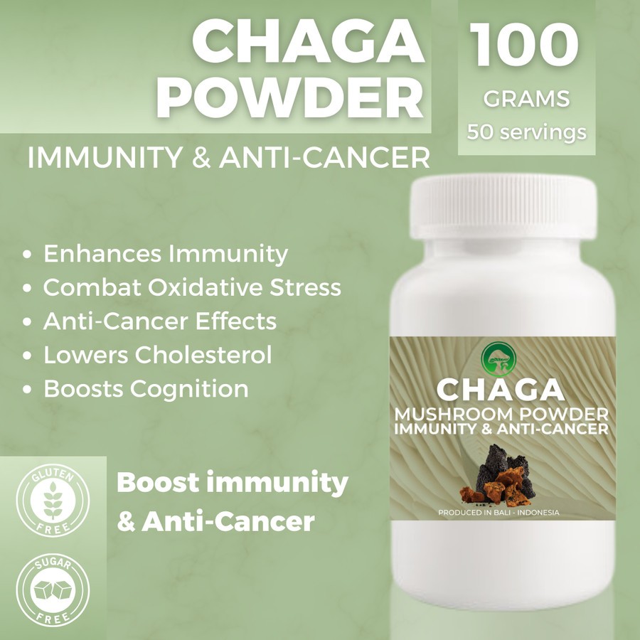 

Chaga Mushroom Powder (100 grams) Extract Health Supplement Immunity