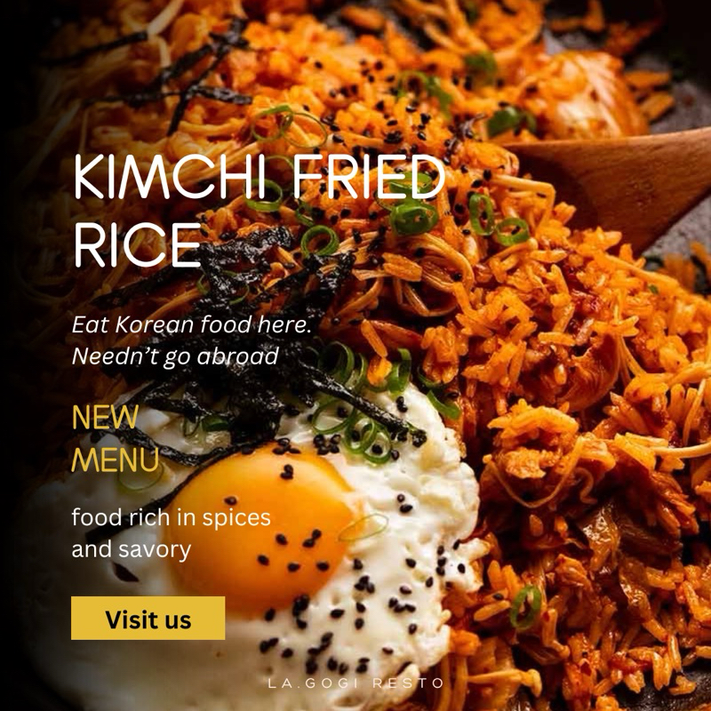 

Kimchi Fried Rice-korean food