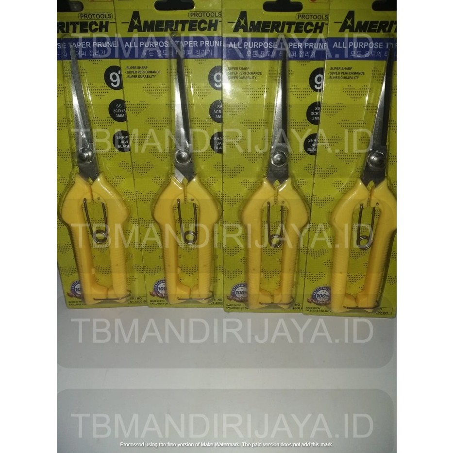 

GUNTING SERBA GUNA 9" INCH AMERITECH KOREA LURUS GUNTING DAHAN SENG