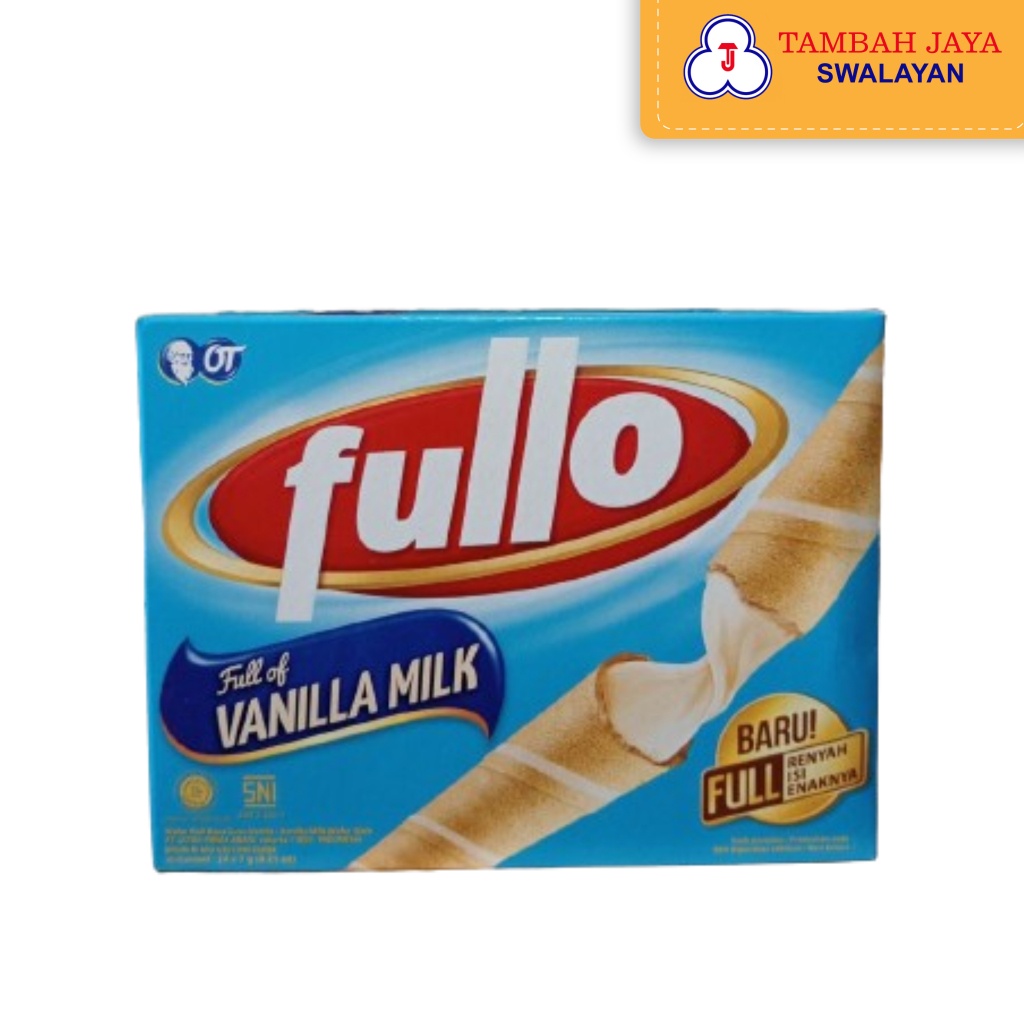 

Fullo Wafer Roll Rasa Susu Vanila Box 24x7gr