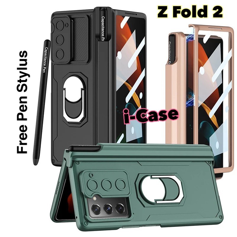 Case Samsung Galaxy Z Fold2 Fold 2 5G new With PEN Stylus 360 Protect