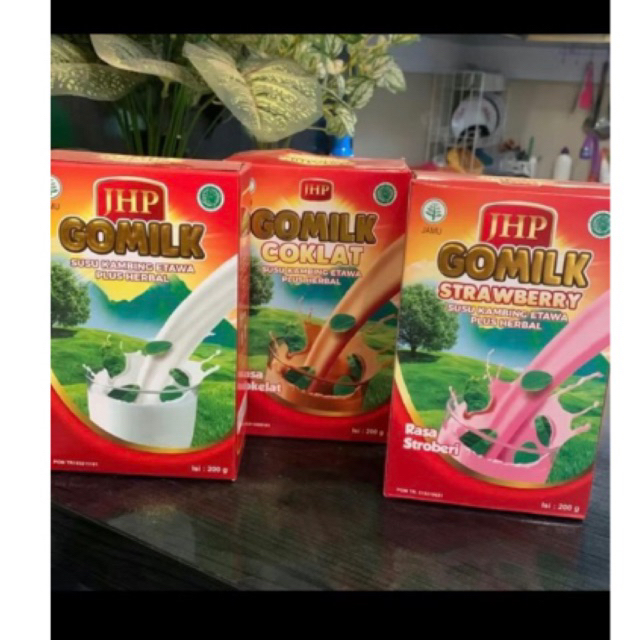 

3pcs susu Gomilk (susu herbal,susu kambing etawa)