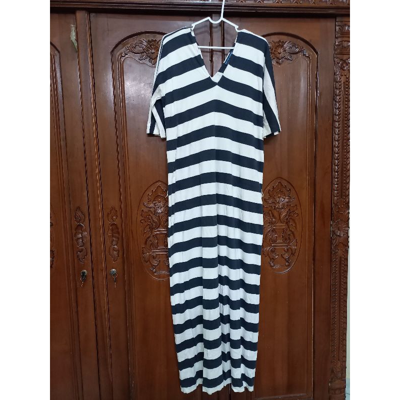 brand Ralph Lauren long dress kaos tebal, lembut  ukuran L