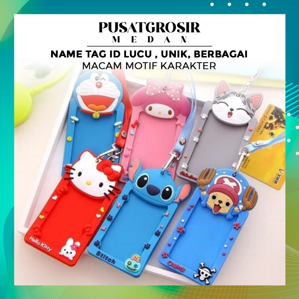 

NAME TAG ID LUCU , UNIK, BERBAGAI MACAM MOTIF KARAKTER
