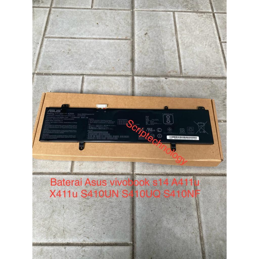 Baterai Laptop Asus Vivobook S14 A411U S410UN S410UQ S410NF X411U B31N1707