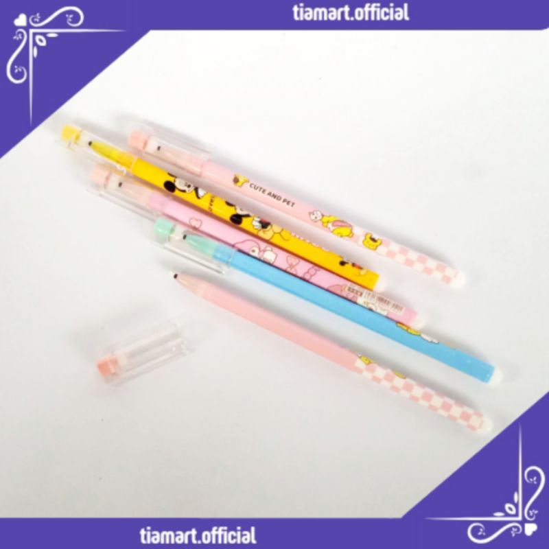 

[PCS] Bulpen Pulpen Pena Pen Hapus Karakter Lucu Hitam