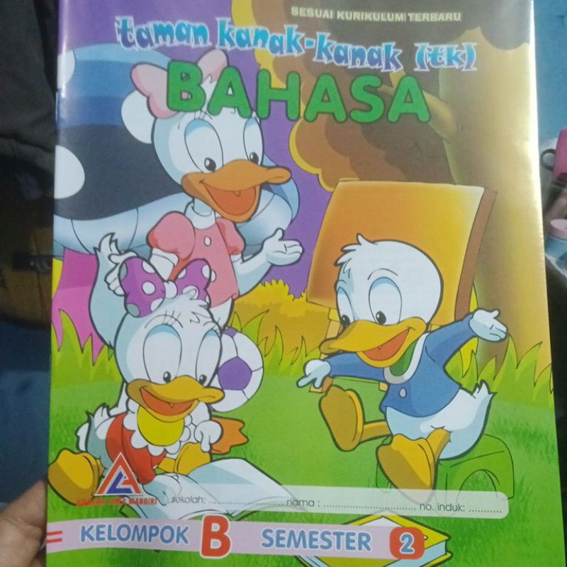 Buku TK B  "BAHASA" semester 2