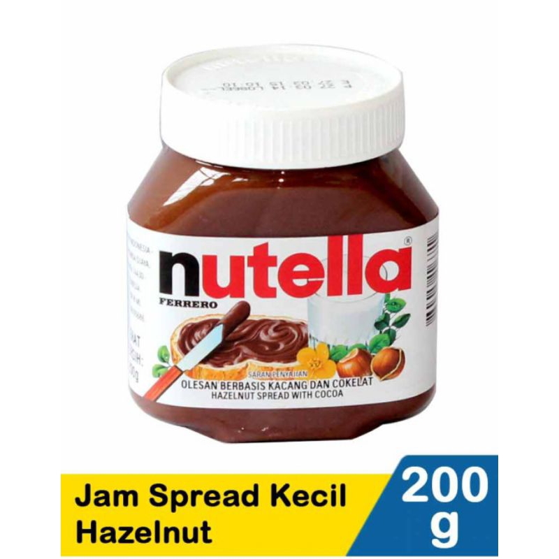 

Nutella Jam Spread Kecil Hazelnut 200G